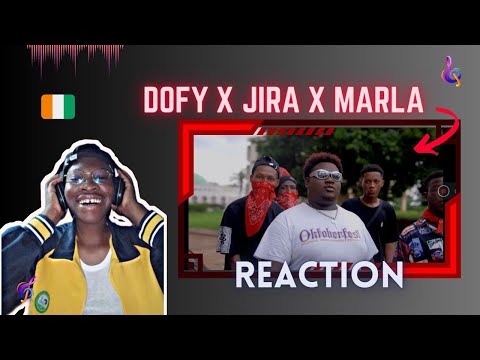 REACTION DOFY X JIRO X MARLA - GBONHI #MusicGeekTV #reactionvideomusic