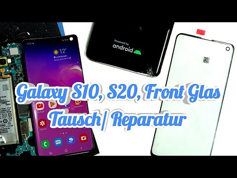 Galaxy S10 S20 Display Glas Reparieren Tauschen - Nur Glas