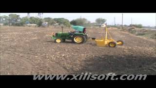 preview picture of video 'Laser Guided Land Leveling Demo in Nalgonda'