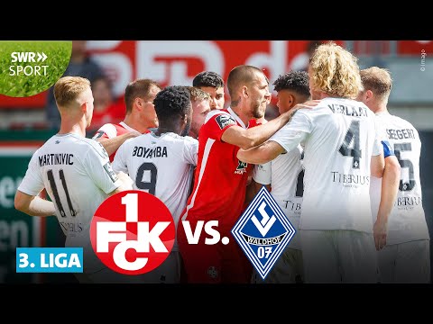 3. Liga: 1. FC Kaiserslautern - SV Waldhof Mannheim (das komplette Spiel) | SWR Sport