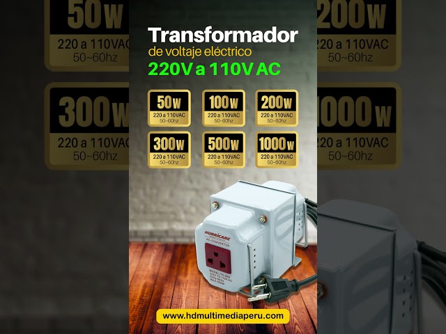 Vídeo relacionado con CLIUNT Convertidor de Tensión 220V a 110V, Transformador de tensión, Convertidor de Enchufe UE, Convertidor de Tensión de Transformador de Potencia