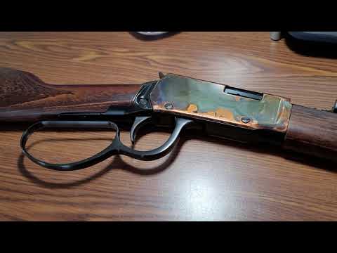 Heritage Settler .22LR lever-action rifle close-up view