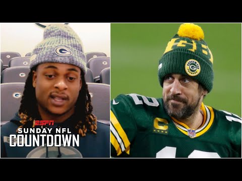 ダバンテ・アダムスは、彼とアーロン・ロジャースが "テレパシー "でコミュニケーションをとる方法について｜NFLカウントダウン (Davante Adams on how he and Aaron Rodgers communicate 'telepathically' | NFL Countdown)