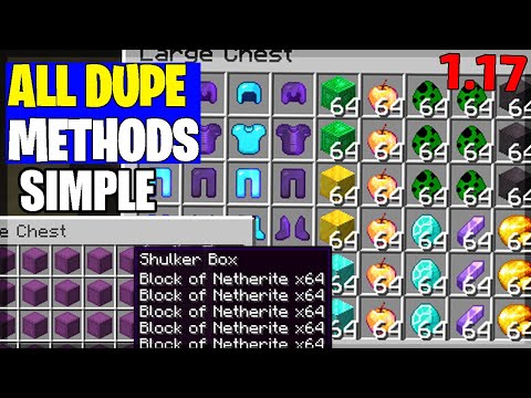 The Real OG - Minecraft 1.17 All Working Duplication Glitches (Multiplayer and Singleplayer)