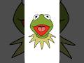 Drawing Muppet Kermit The Frog From Sesame Street
