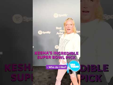 Who does Kesha like for the Super Bowl? Watch her hilarious response Shorts