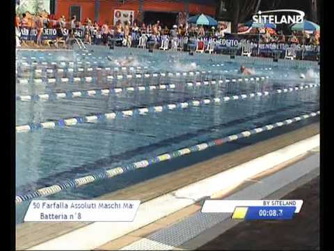 Serie 8 dei 50 Farfalla  Assoluti Maschi Master - 11 Memorial Andrea Bettiol