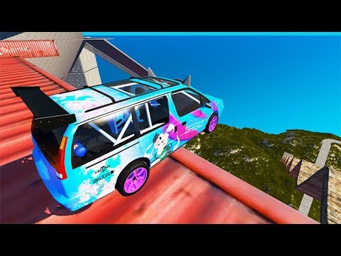 Beamng drive - High Speed Random Car Jumps #54 | BeamNG-Destruction