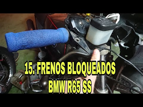 15. BOMBA DE FRENO y LATIGUILLOS atascados BMW R65 SS «La embargada»