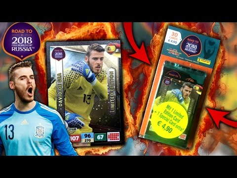PANINI ADRENALYN XL AXL ROAD TO 2018 RUSSIA DE GEA BLISTER!!!