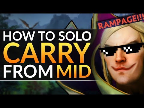 The ONLY WAY to GANK as a Mid Laner: Best Tips to CARRY and Rank Up FAST | Dota 2 Pro Guide