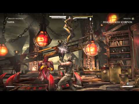 Mortal Kombat X Invasion Boss Scorpion Vs Dragon Naginata Tanya