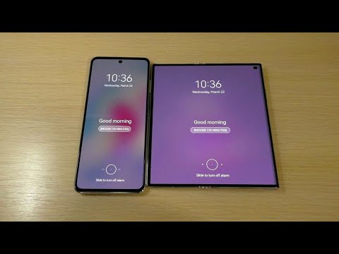 Alarm Clock Time HUAWEI P50 Pocket & HUAWEI Mate Xs 2
