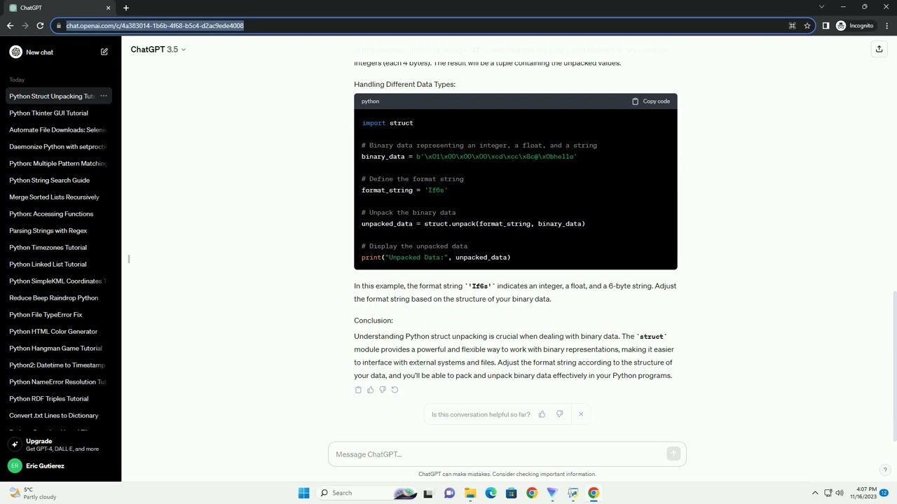 Can someone explain Python struct unpacking