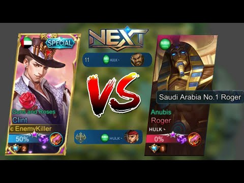 Top 1 Global Clint Vs Top 13 Global Roger and Global 1 Lapu Lapu ʜᴜʟᴋ Clint new update gameplay