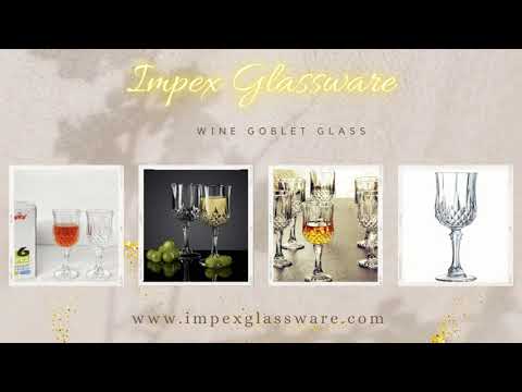 190ml crystal wine glasses