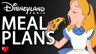 Disneyland Paris meal plans and where you can use them!