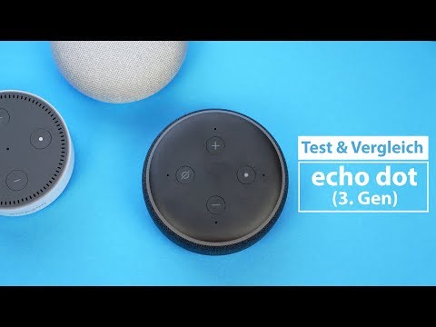 Amazon Echo Dot 3 Test & Vergleich deutsch