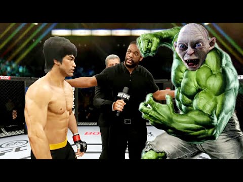 PS5 | Bruce Lee vs. Hulk Gollum (EA Sports UFC 4)