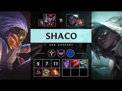 Shaco Support vs Senna - EUW Master Patch 25.16