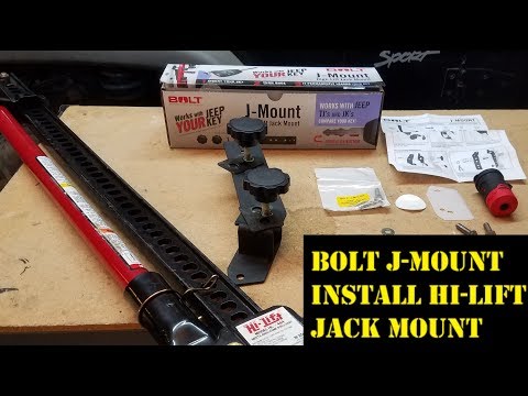 Bolt J-Mount Hi-Lift Jack Mount Step by Step Jeep TJ Install