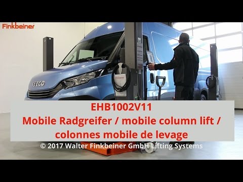 Colonne de levage mobile pour véhicule utilitaire VU VUL - wireless