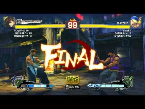 SSF4 AE: ACQUA0316 (Yang) vs banbaban (Yun) - Ranked Match (720p HD)
