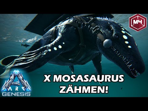 ARK Genesis DLC - EASY Level 145 X MOSASAURUS zähmen! Unsere neue BASE!😊🦖 (Folge 23)