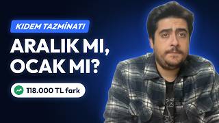 İstifa için Ocak ayını beklemek mantıklı mı? (Kıdem tazminatı ve tavan ilişkisi)