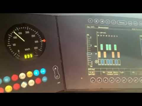 Schnellbremsung aus 300 km/h ICE 3