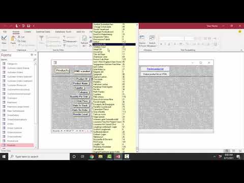 Microsoft Access A to Z:  Creating and using combo boxes (drop-down lists) to FIND records