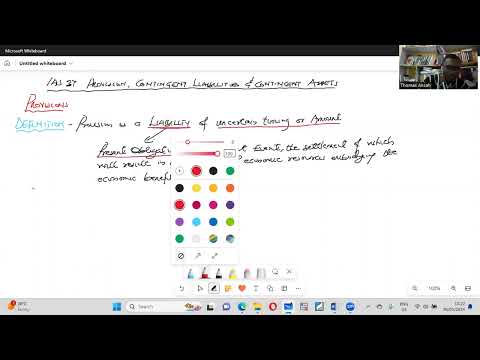 IAS 37 Provisions, Contingent Liabilities and Contingent Assets