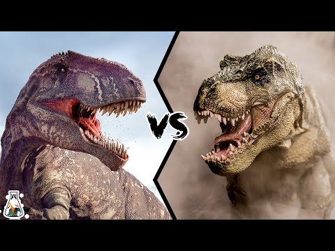 Giganotosaurus VS Tyrannosaurus Rex - Which was the strongest dinosaur?