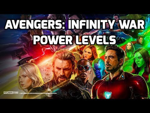 DBZMacky Avengers: Infinity War Power Levels