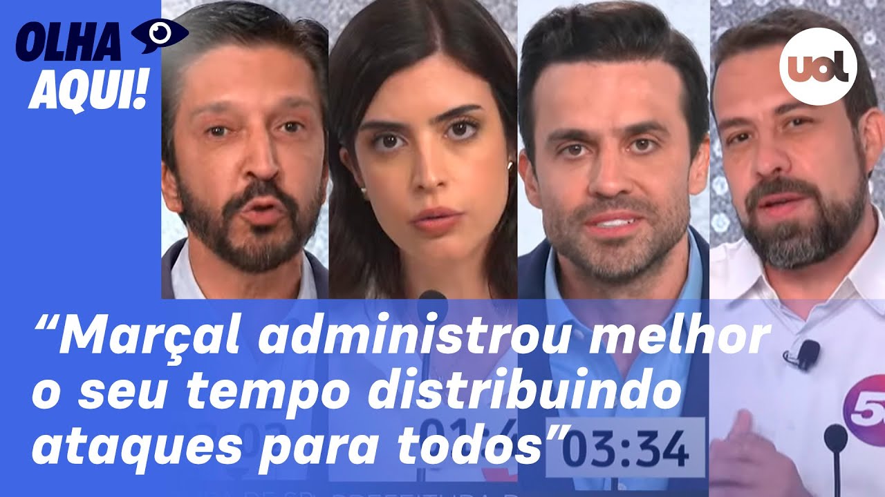 Reinaldo: Banco de tempo em debate UOL/Folha foi boa ideia; Marçal soube administrar melhor