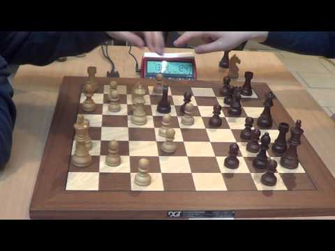 Kollars Dmitrij - GM Malakhov Vladimir, Pirz defence, chess rapid, PART 1