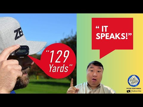 This Golf Range Finder GPS Talks!