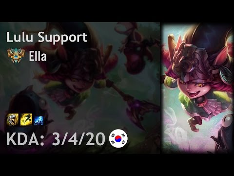Lulu Support vs Malzahar - Ella - KR Challenger Patch 7.6