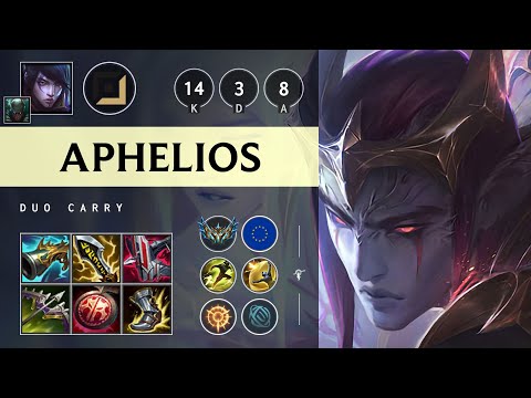 Aphelios ADC vs Caitlyn - EUW Challenger Patch 25.20