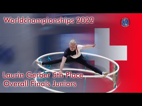 Laurin Gerber World Championships 2022 in Gymwheel Junior Men All Around Finals 4th Place