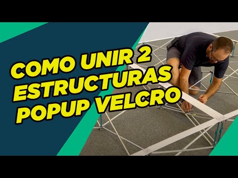 Cómo unir 2 estructuras photocall textiles