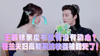 Download lagu 【苍兰夫妇】王鹤棣采访被问亲虞书欣时有没有动心？耿直回答惊呆众人！这对真的随时都在发糖太甜啦！ mp3