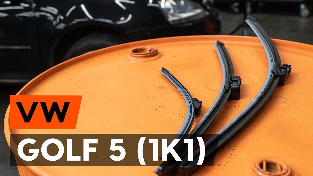 Come cambiare spazzole tergicristallo della parte anteriore su VW Golf 5 - Guida alla sostituzione