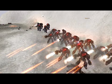 Unification Mod 2021: Black Templars vs Black Legion vs Tau Empire vs Necrons! WH40K: DOW: Soulstorm