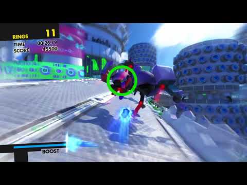 Sonic Forces Metropolitan Highway Speedrun 00:59.51 (PS4)