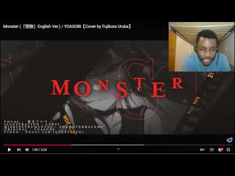 Rando reacts to Monster 「怪物」English Ver   YOASOBI【Cover by Fujikura Uruka】