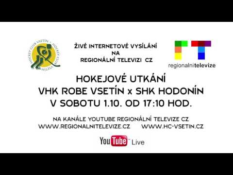 VSETÍN: Hokej živě na internetovém kanále Regionální televize CZ