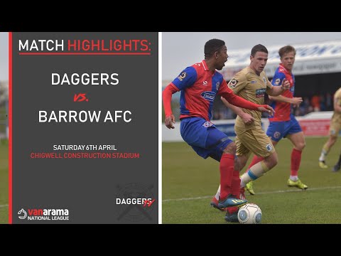 MATCH HIGHLIGHTS: Dagenham & Redbridge vs Barrow AFC