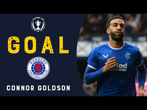 GOAL - Connor Goldson | Rangers v Raith Rovers | Scottish Cup Quarter-Final 2022-23
