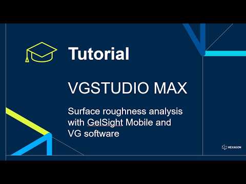 Surface roughness analysis with GelSight Mobile and VG software